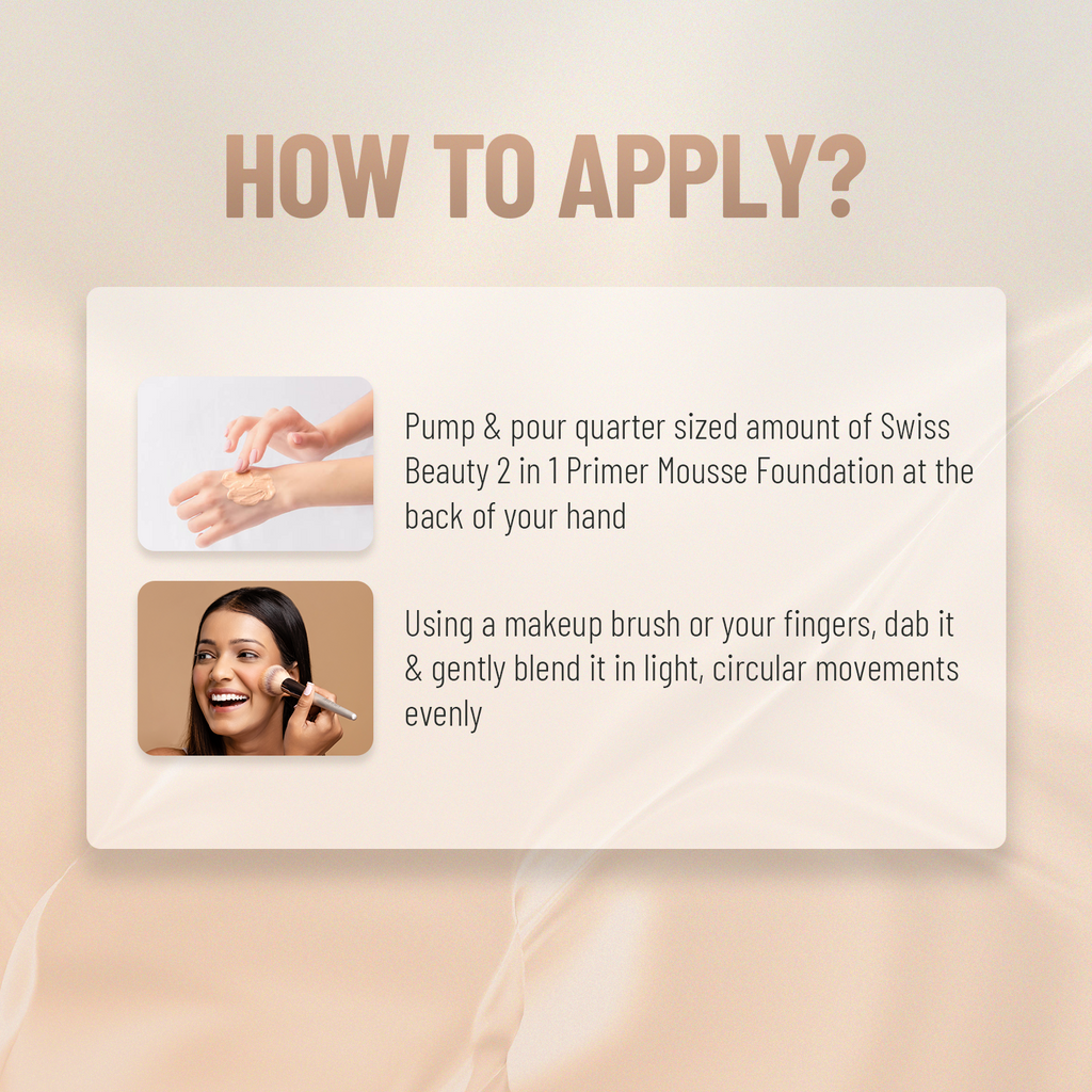 Swiss Beauty Primer Mousse foundation