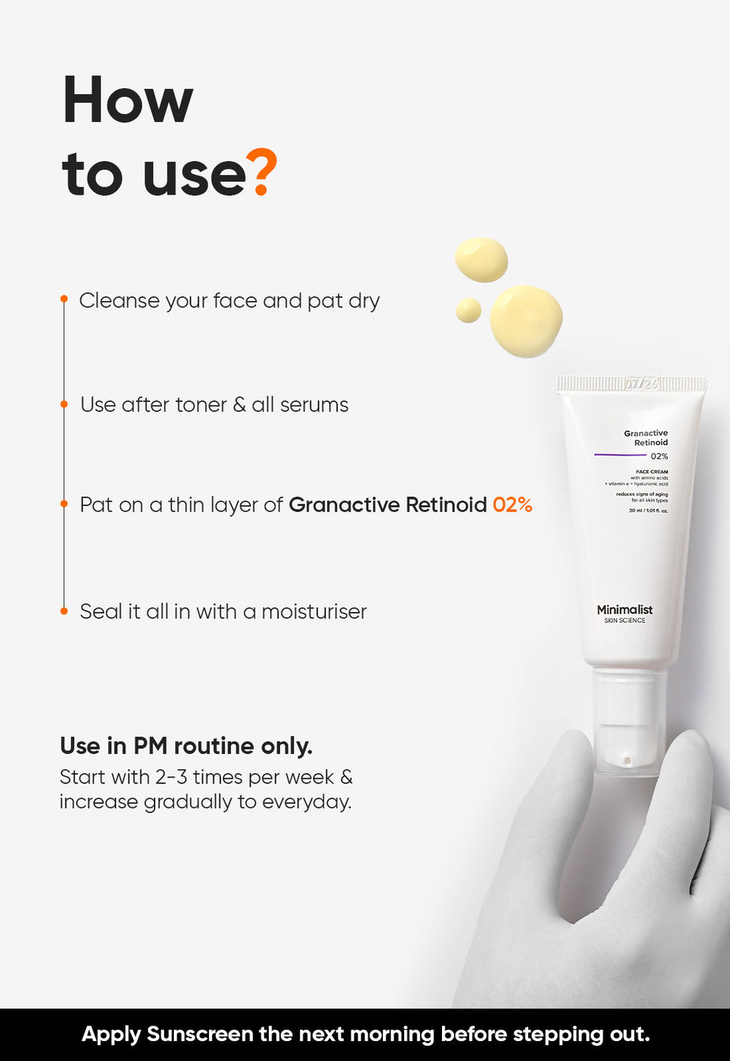 Minimalist Granactive Retinoid 2% Face Cream
