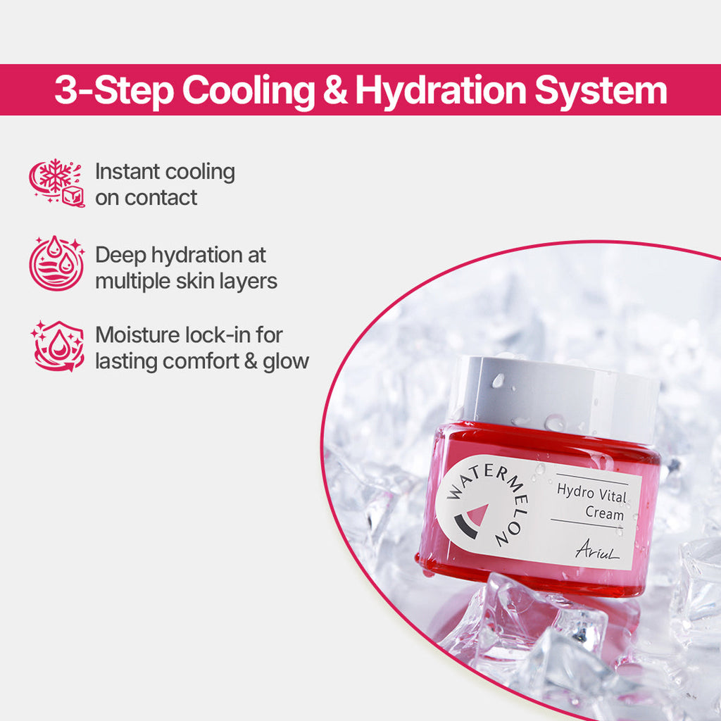 Ariul Watermelon Hydro Vital Cream - 55ml