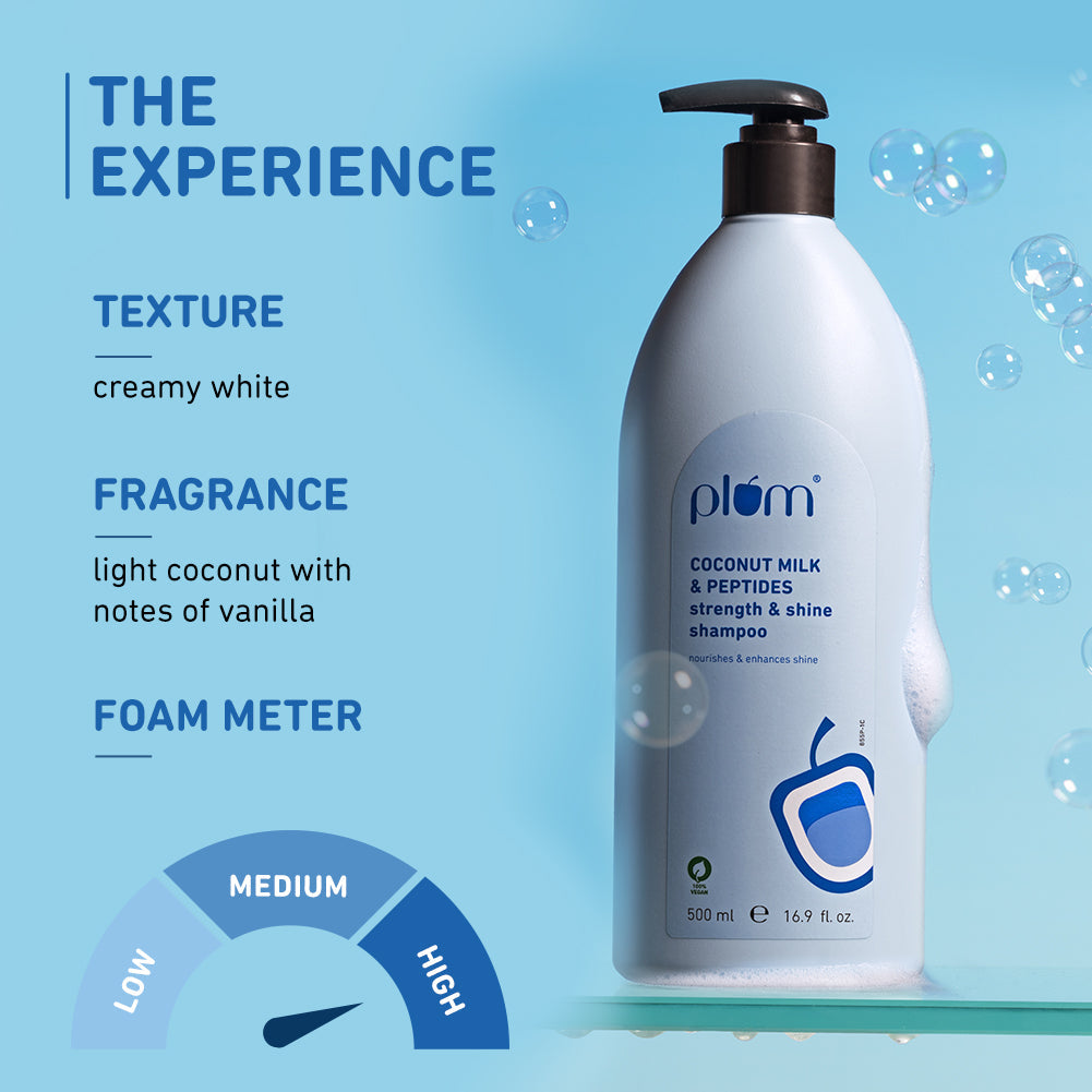 Plum Coconut Milk & Peptides Shampoo