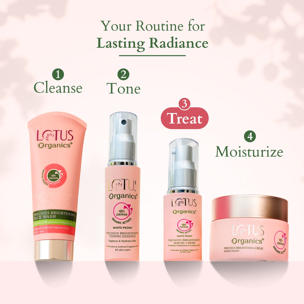 Lotus Precious Brightening Serum+ Creme