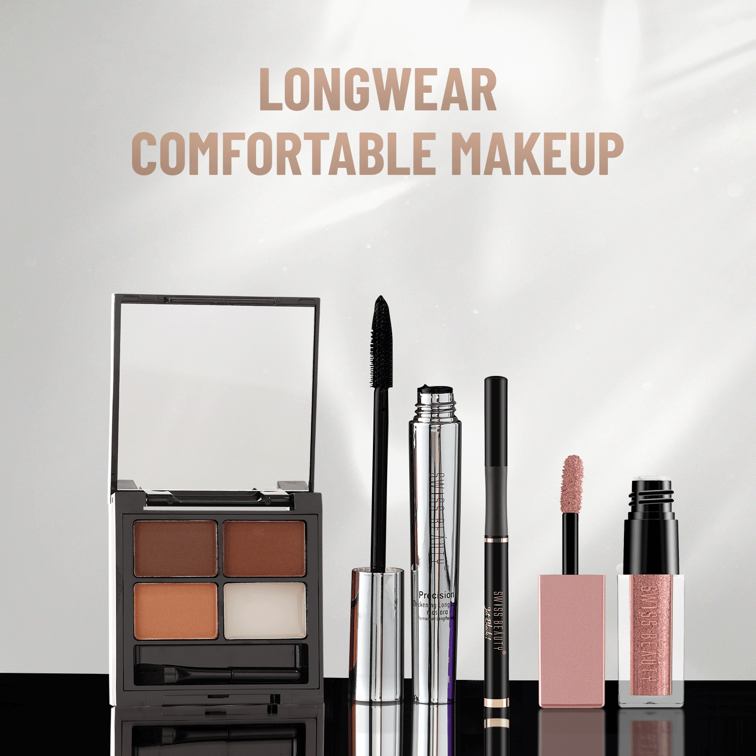 Swiss Beauty 3-in-1 Eyebrow Palette