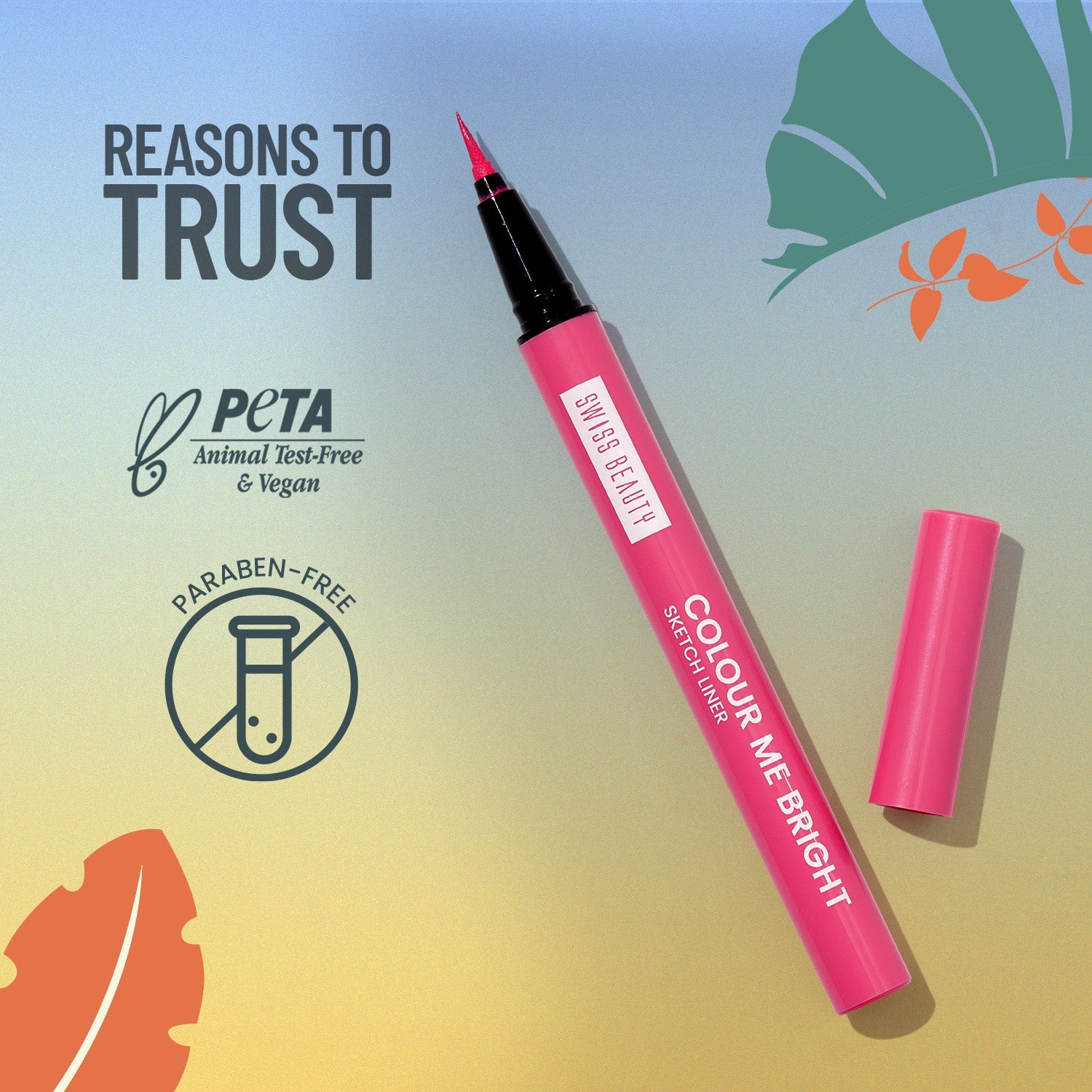 Swiss Beauty Colour Me Bright Sketch Eyeliner
