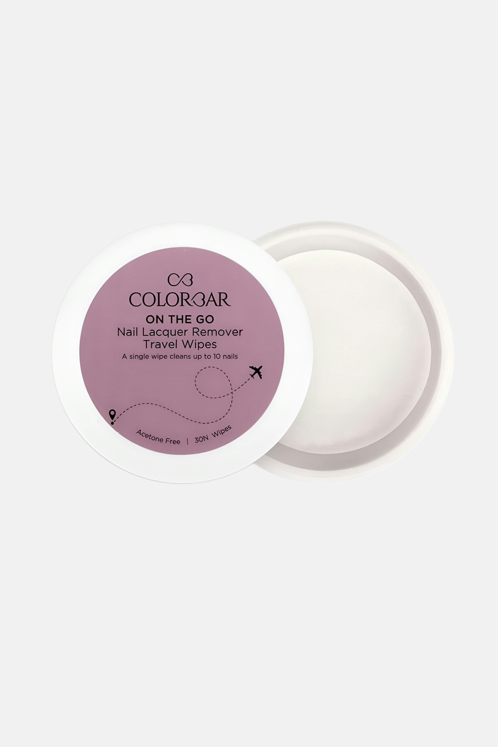 Colorbar On The Go Nail Lacquer Remover Wipes, Rainbow Bouquet