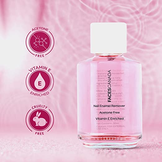 Faces Canada Nail Enamel Remover Transparent 01 | 30 ml