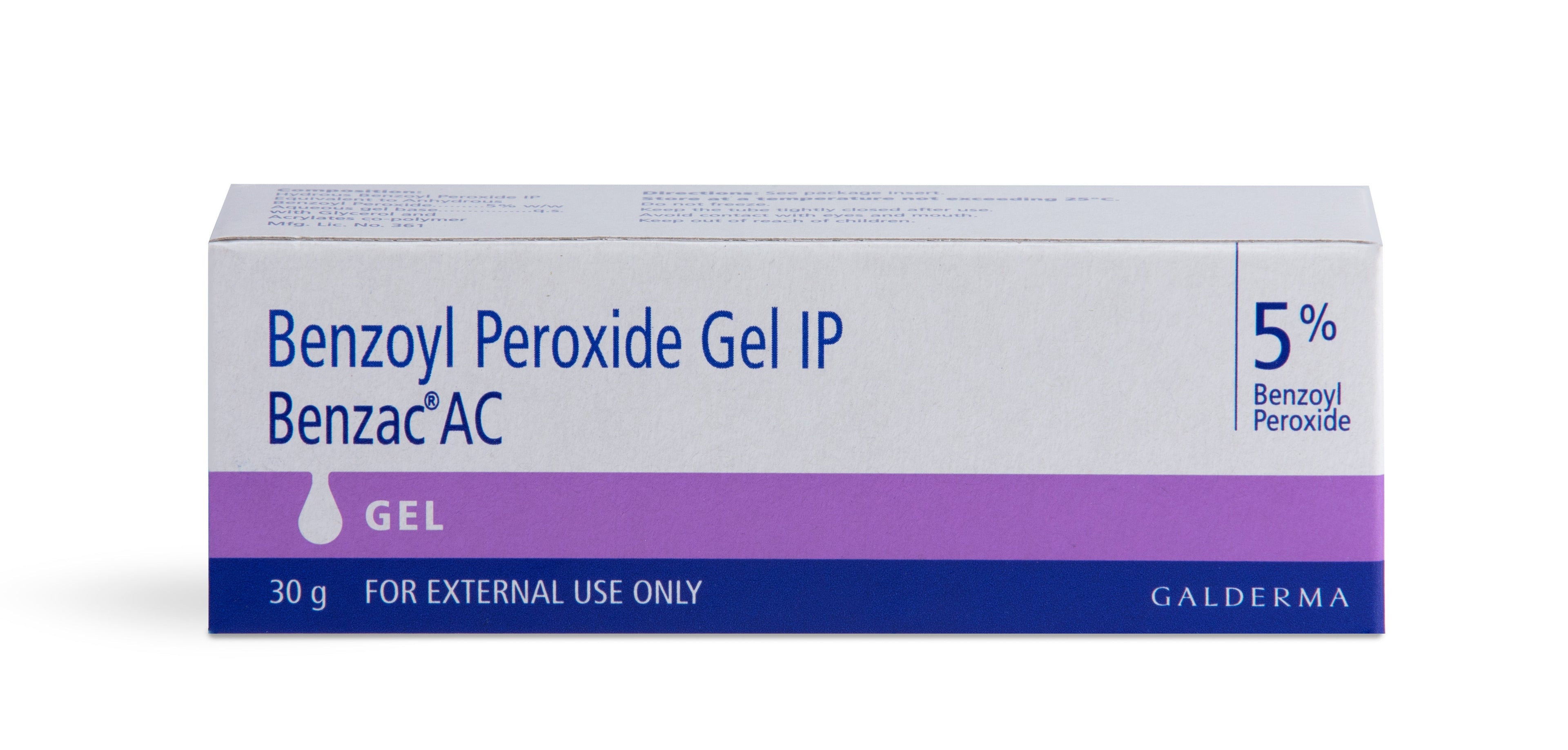 Benzac Ac 5% Gel - (30gm)