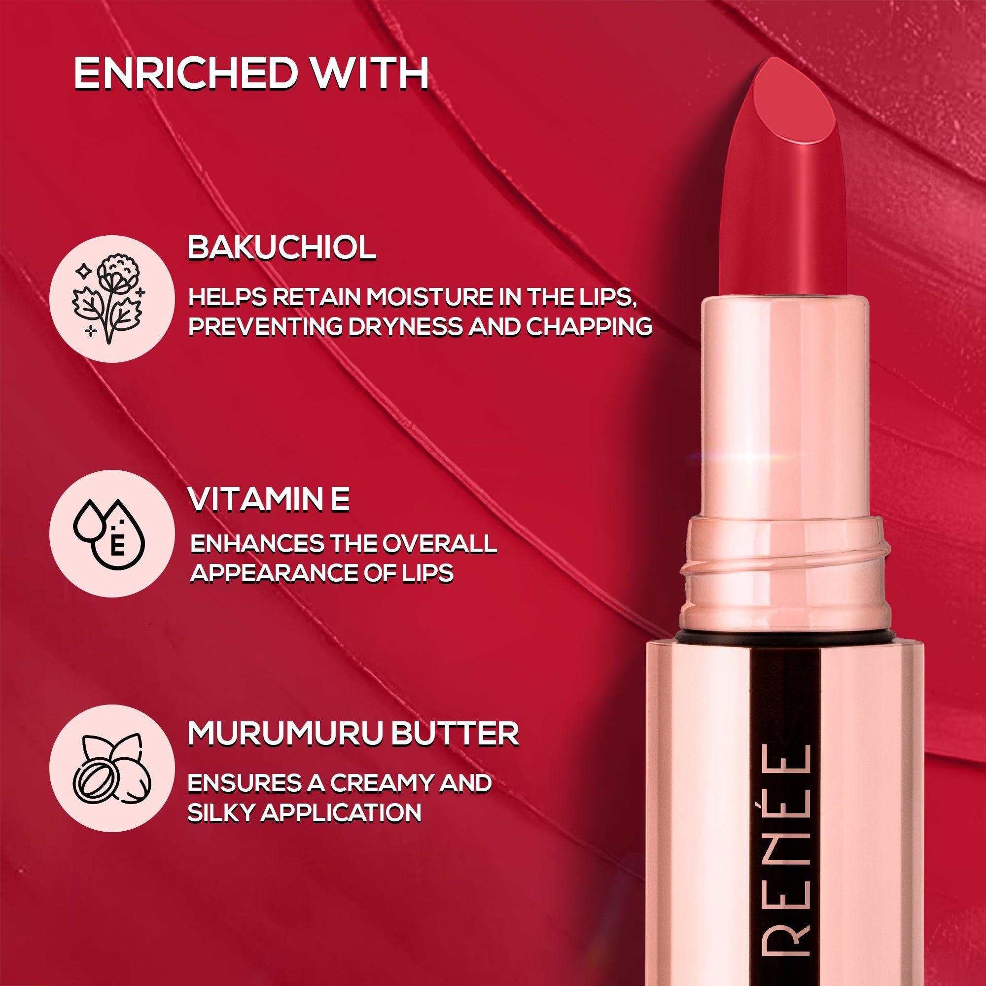RENEE Everstay Long Stay Matte Lipstick, 4.2 g