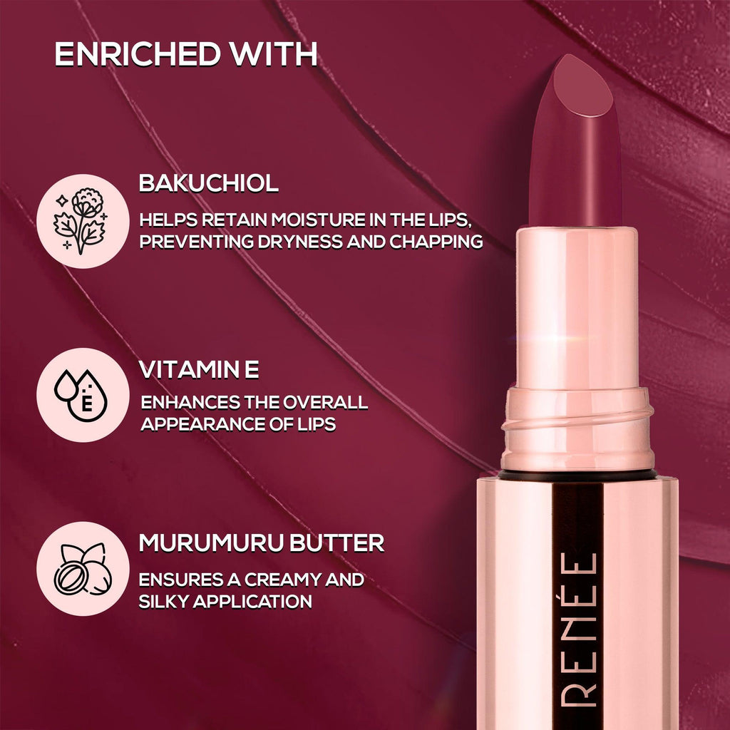 RENEE Everstay Long Stay Matte Lipstick, 4.2 g