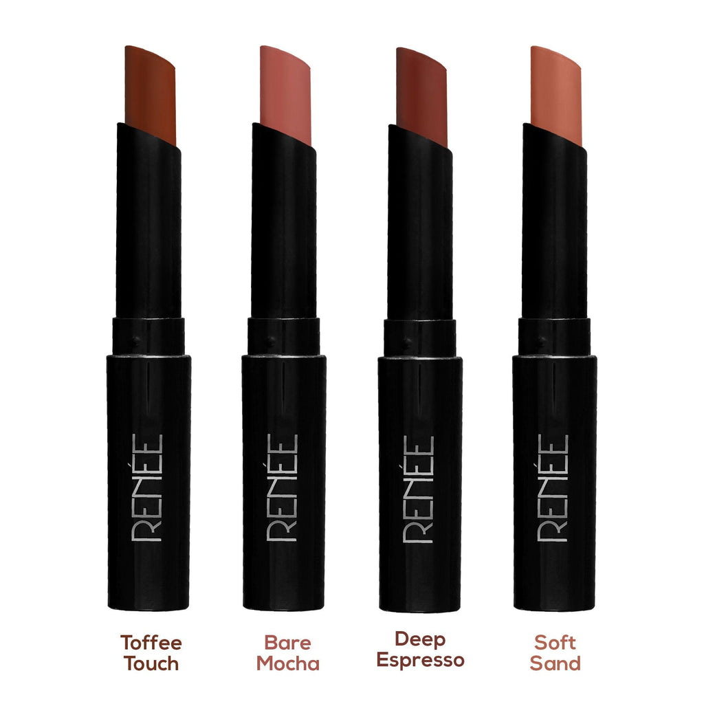 RENEE Very Matte Lipsticks - Long Lasting Weightless Velvety Formula