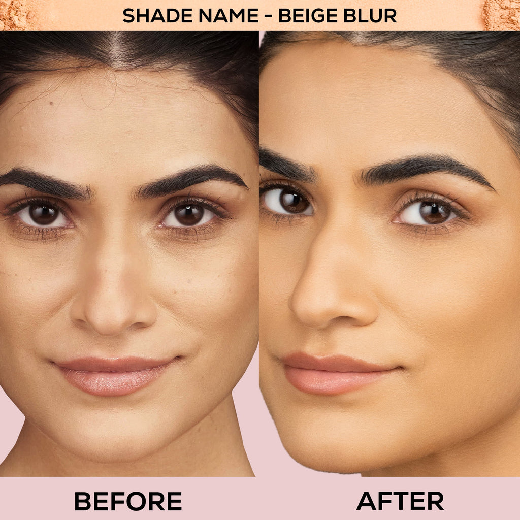 RENEE Bollywood Filter Pore Minimising Blurring Compact With Matte Finish & Full Coverage, 9 g