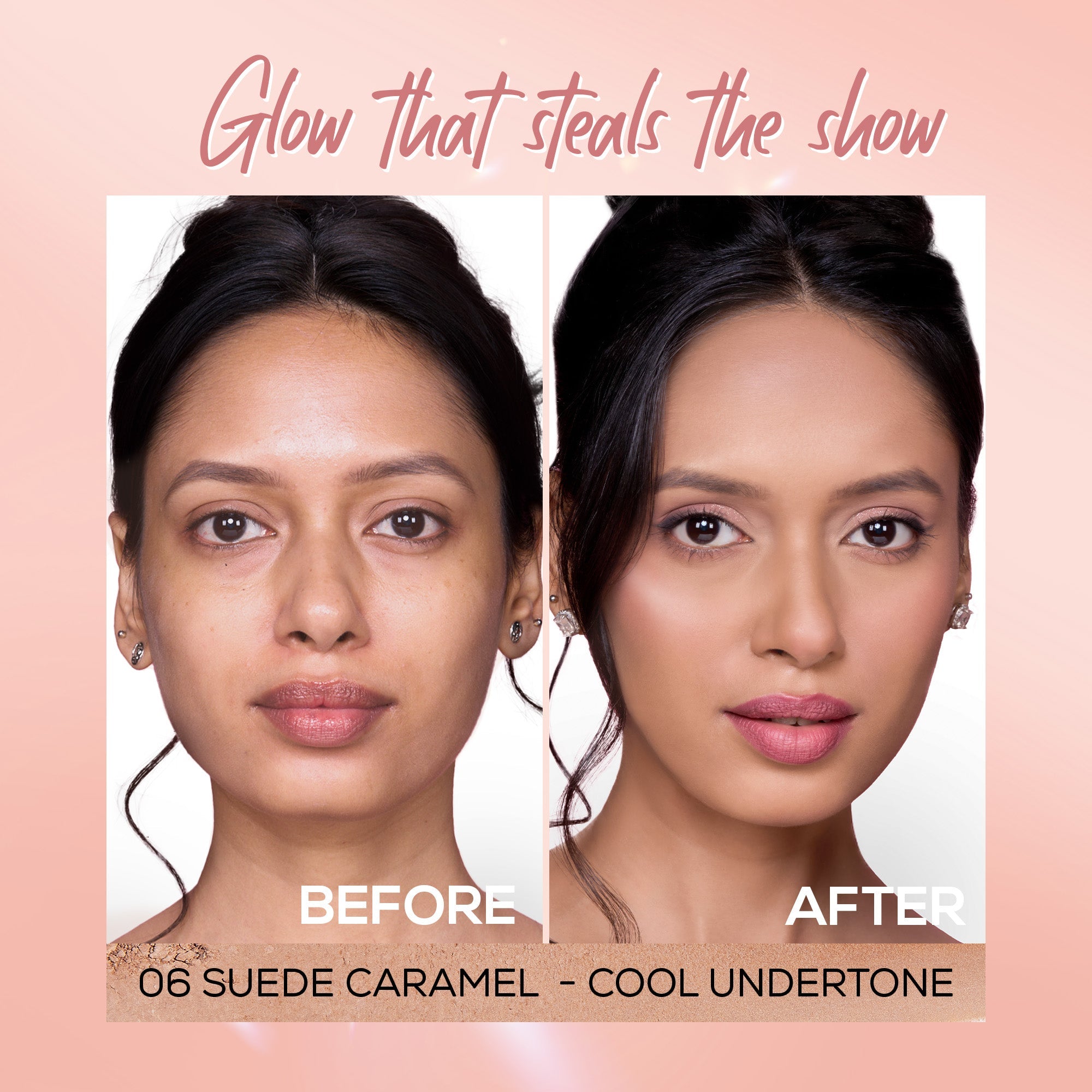 RENEE Lumi Glow Highlighting Compact with 3D Glow For Luminous Skin, 9 g