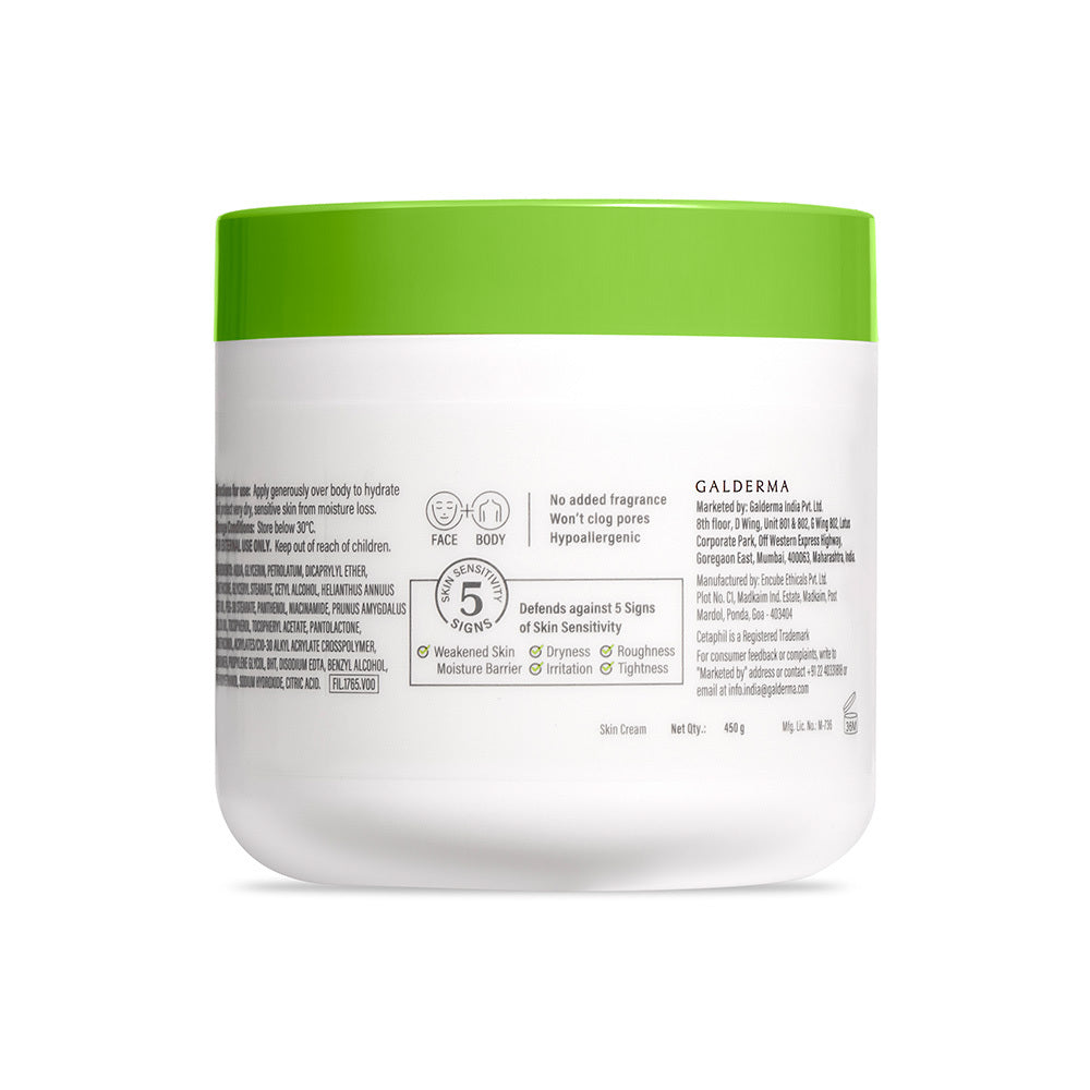 Cetaphil Moisturising Cream 450g for Dry to Normal, Sensitive skin