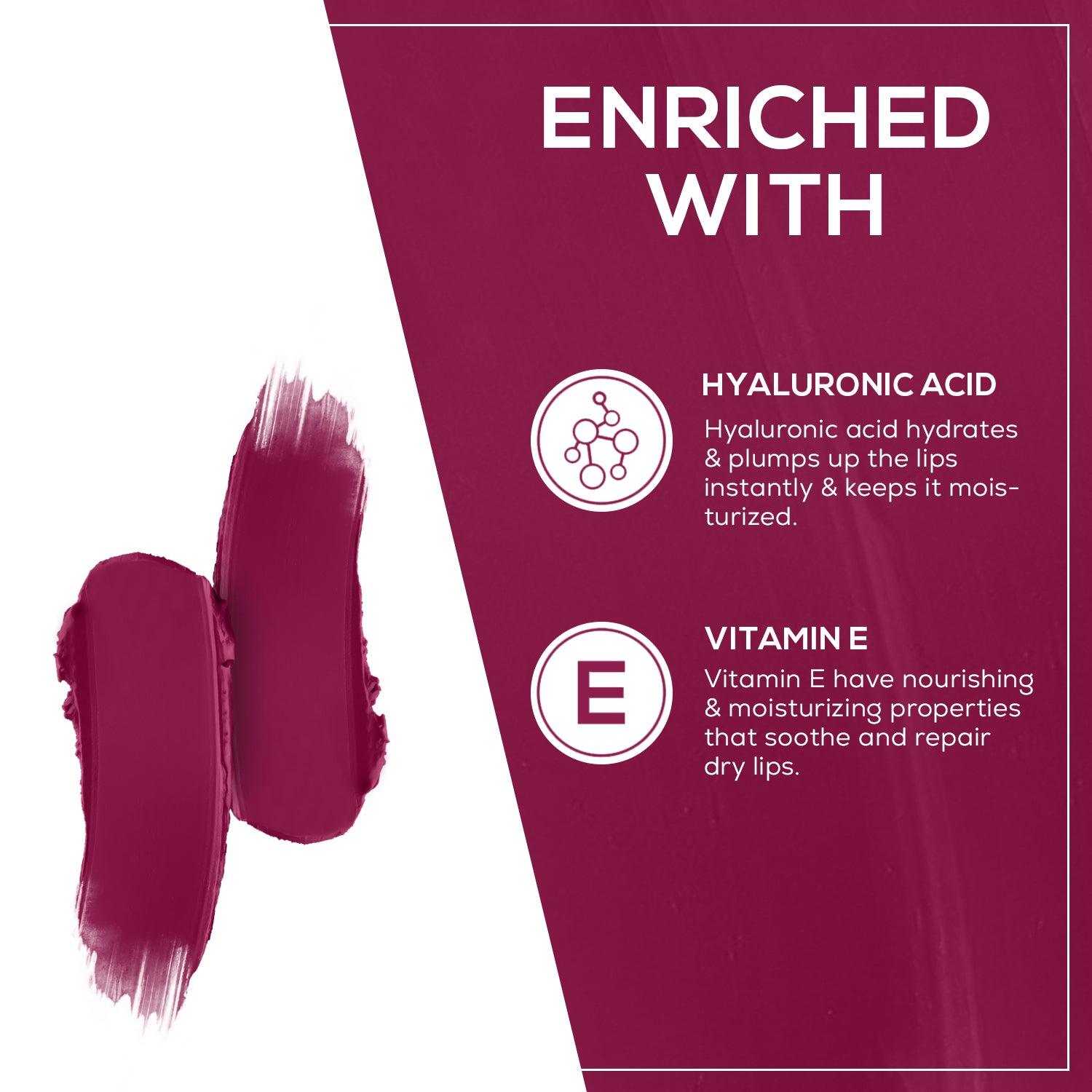 RENEE Stunner Matte Lipstick, 4 g