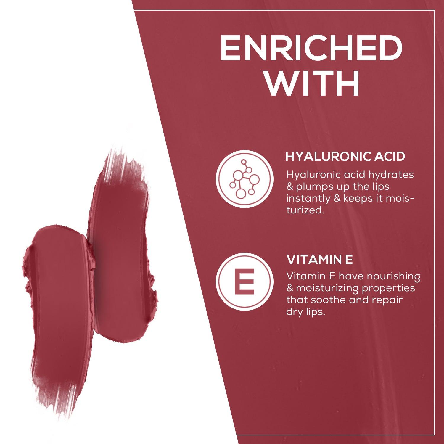 RENEE Stunner Matte Lipstick, 4 g