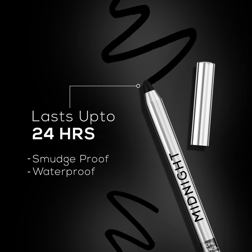 RENEE Midnight Kohl Kajal Pencil - 1.5 g