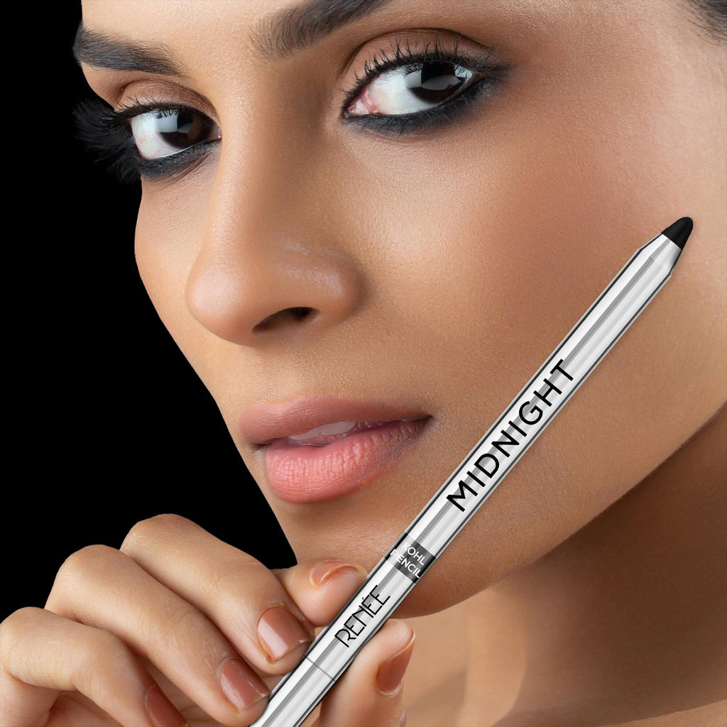 RENEE Midnight Kohl Kajal Pencil, 1.5g