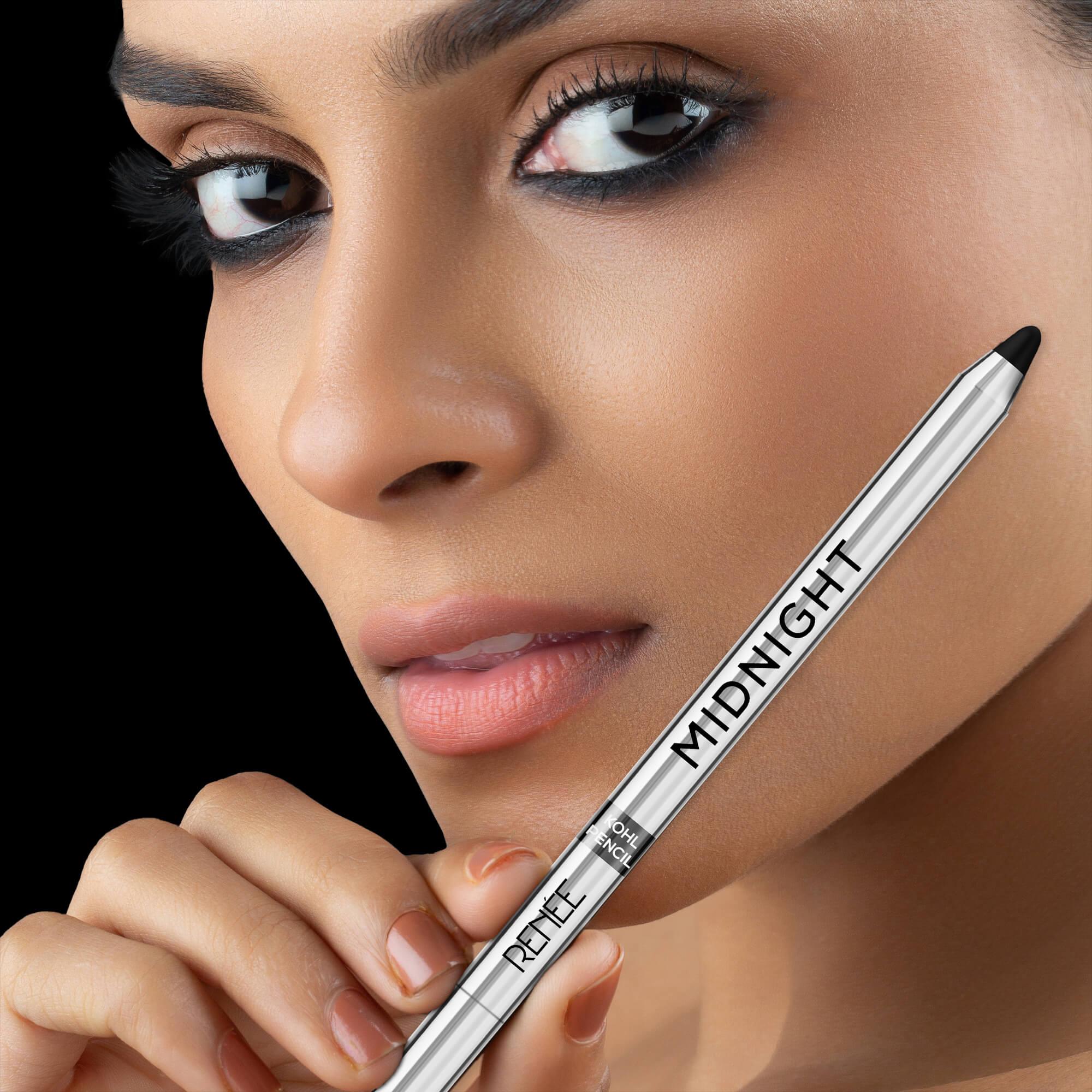 RENEE Midnight Kohl Kajal Pencil, 1.5g