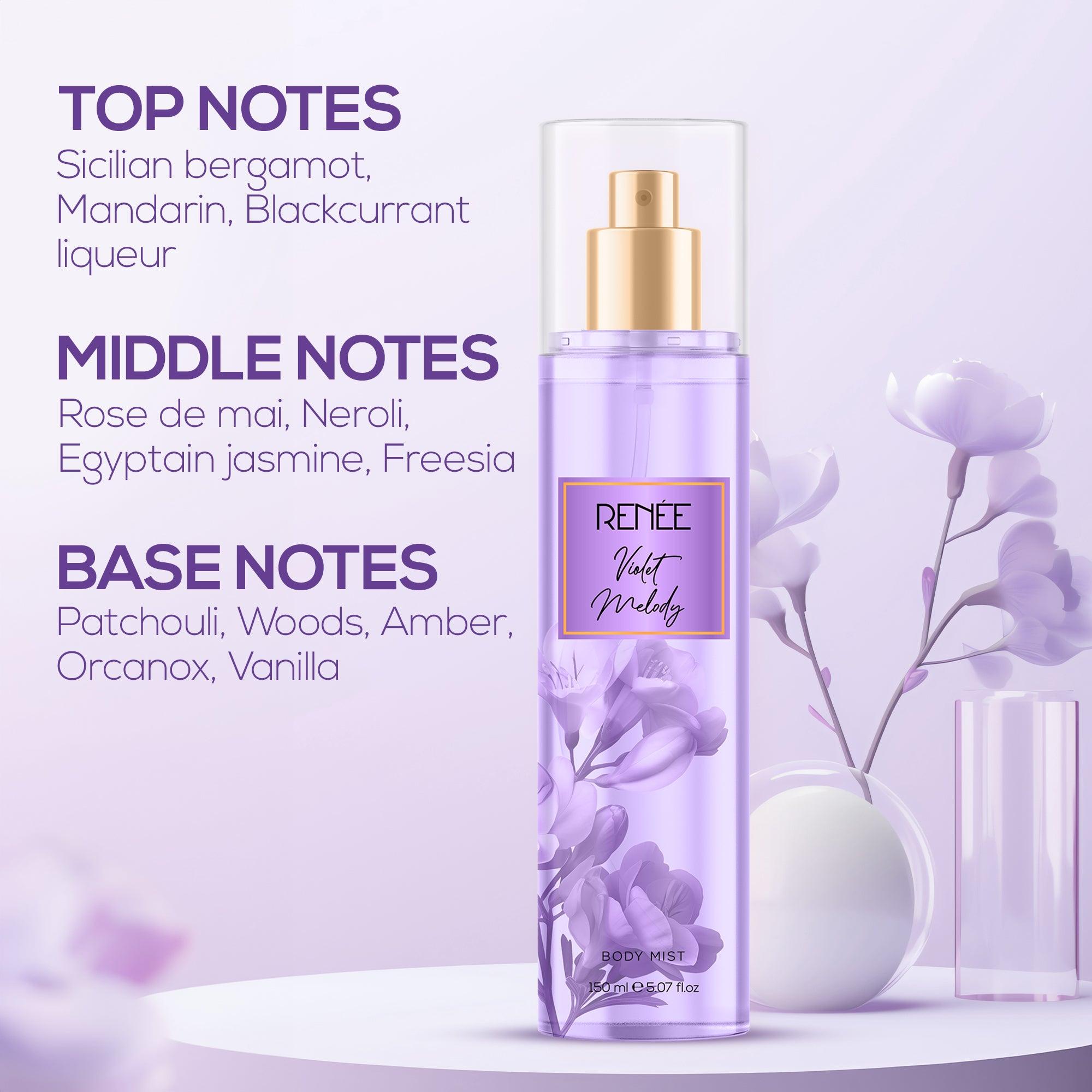 RENEE Violet Melody Body Mist, 150 ml