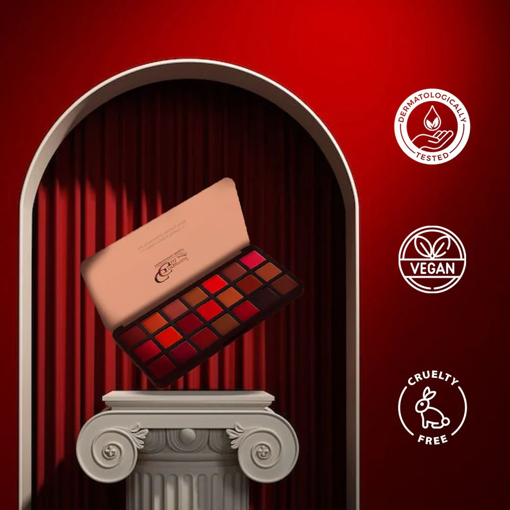 Gorgeous Girl 21 Colors Matte Lipstick Palette Lipstick, 63g