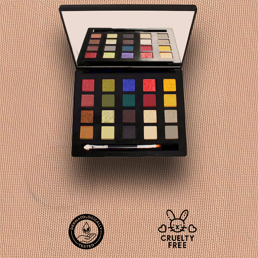 Gorgeous Girl 20 Colors Shimmer, Metallic & Matte Ultimate Eyeshadow Palette