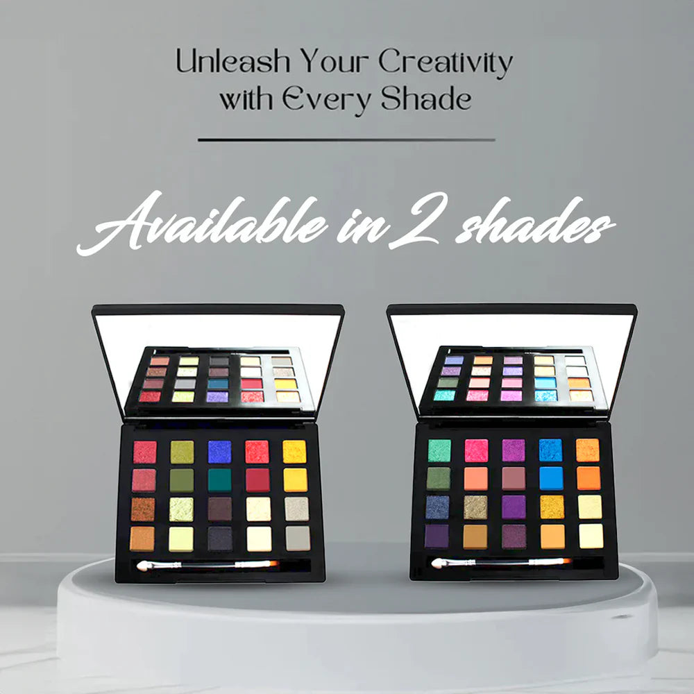 Gorgeous Girl 20 Colors Shimmer, Metallic & Matte Ultimate Eyeshadow Palette