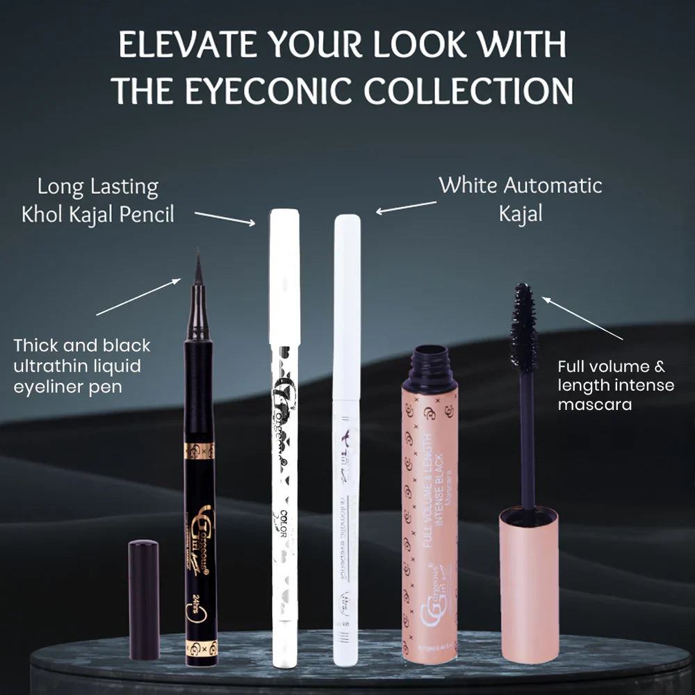 Gorgeous Girl Kohl kajal with One Stroke Smooth Glide | Matte Finish & Waterproof