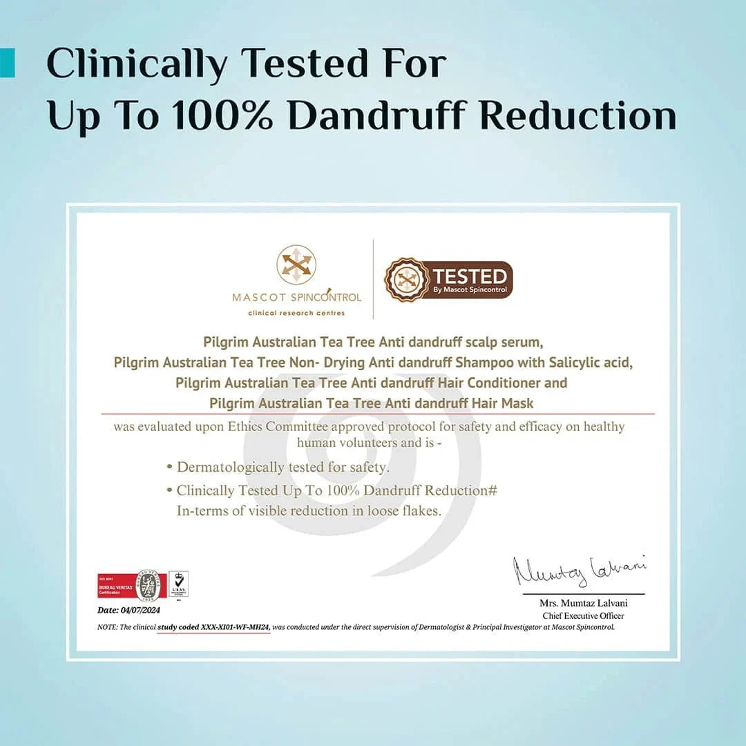 Pilgrim Australian Tea Tree Non-Drying Anti-Dandruff Shampoo