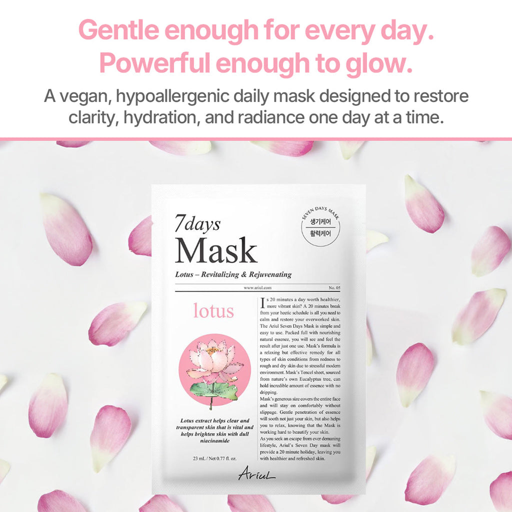 Ariul 7days Mask Lotus N - 23ml