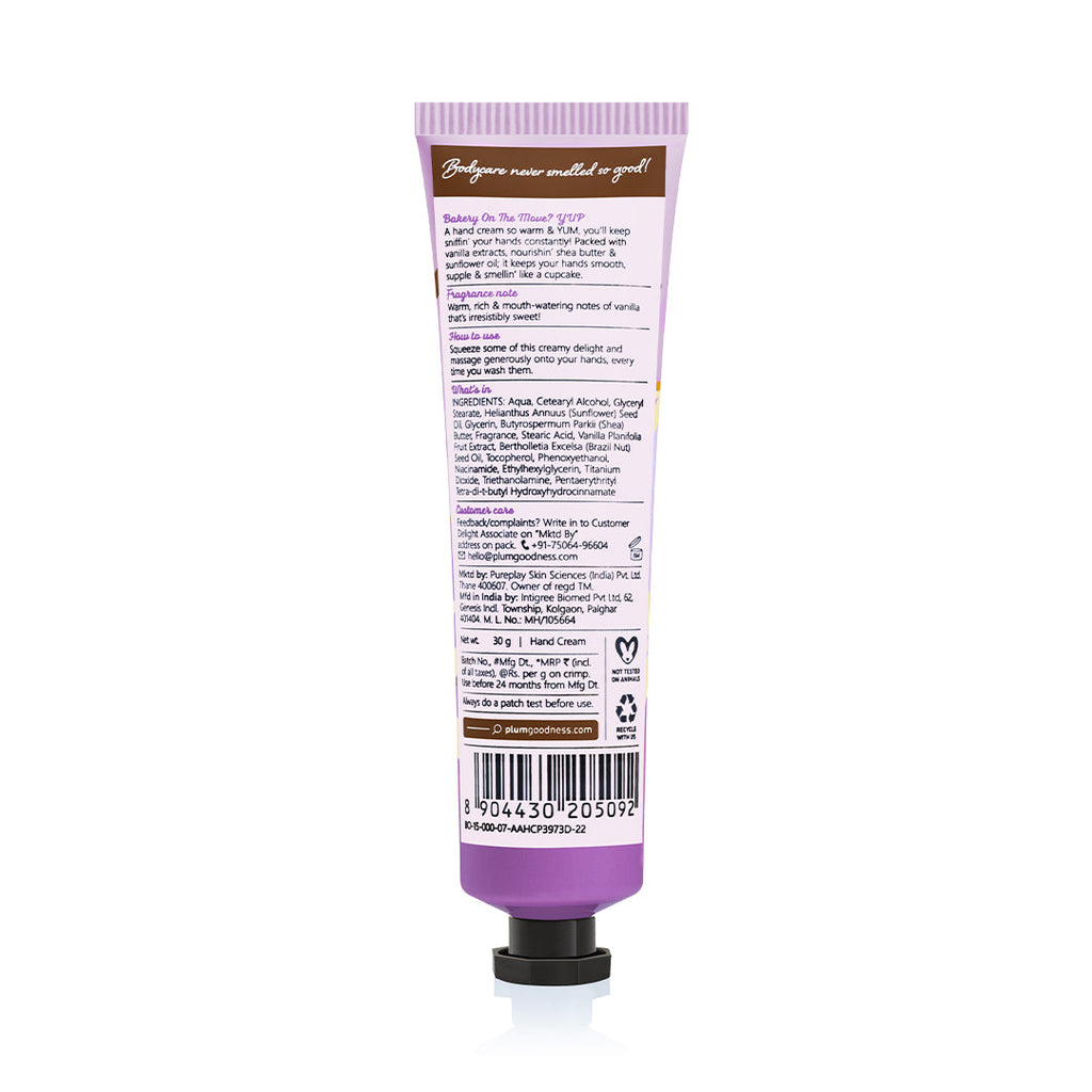 Plum Vanilla Vibes Hand Cream by Plum Body Lovin'