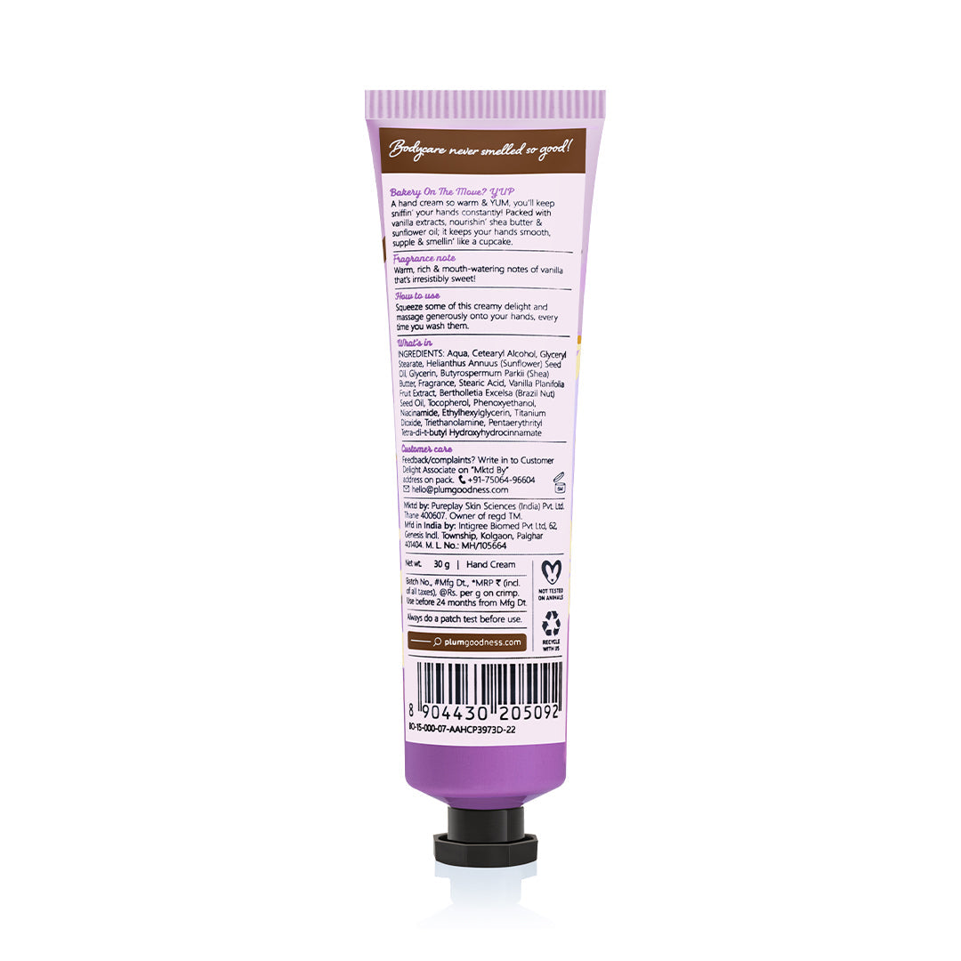 Plum Vanilla Vibes Hand Cream by Plum Body Lovin'