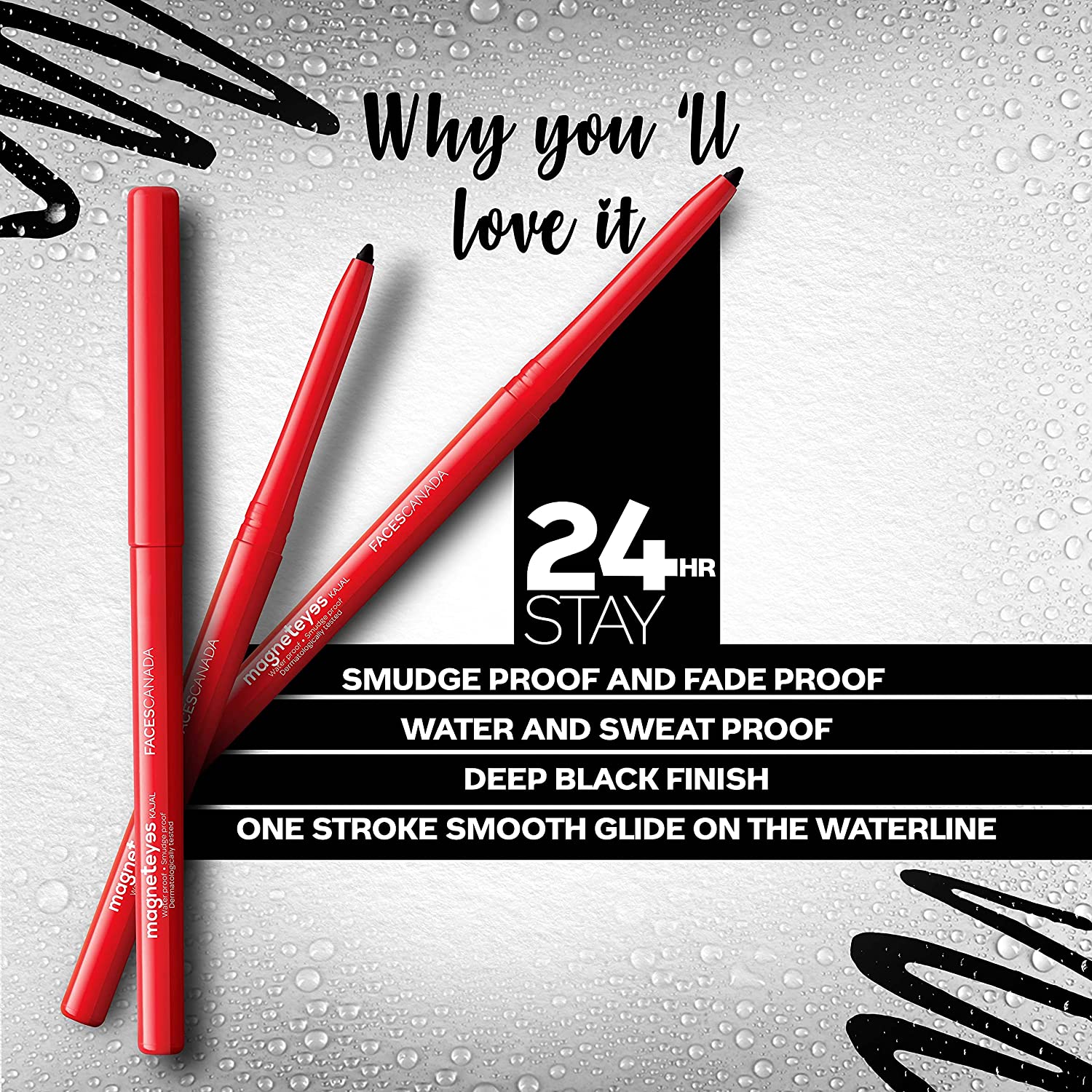 FACES CANADA Magneteyes Kajal Duo Pack