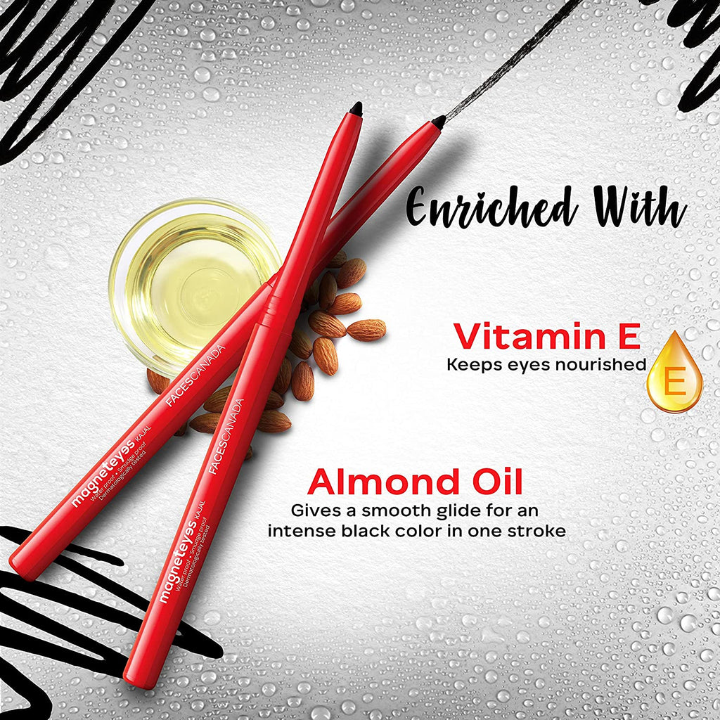 FACES CANADA Magneteyes Kajal Duo Pack