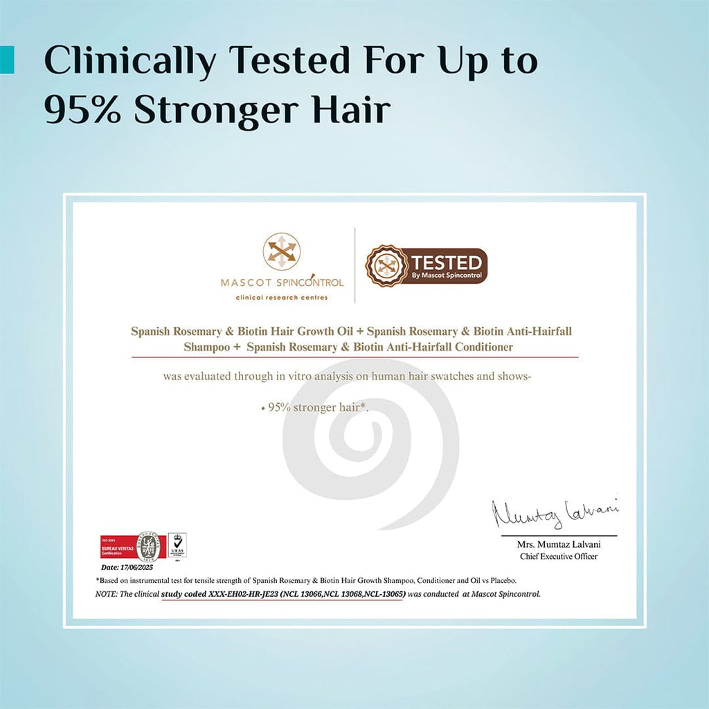 Pilgrim Spanish Rosemary & Biotin Anti-Hairfall Shampoo