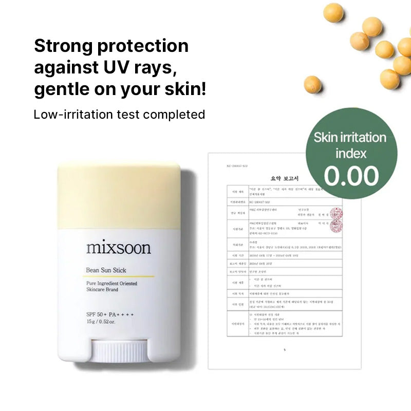 Mixsoon Bean Sun stick SPF 50+ PA++++ - 15g