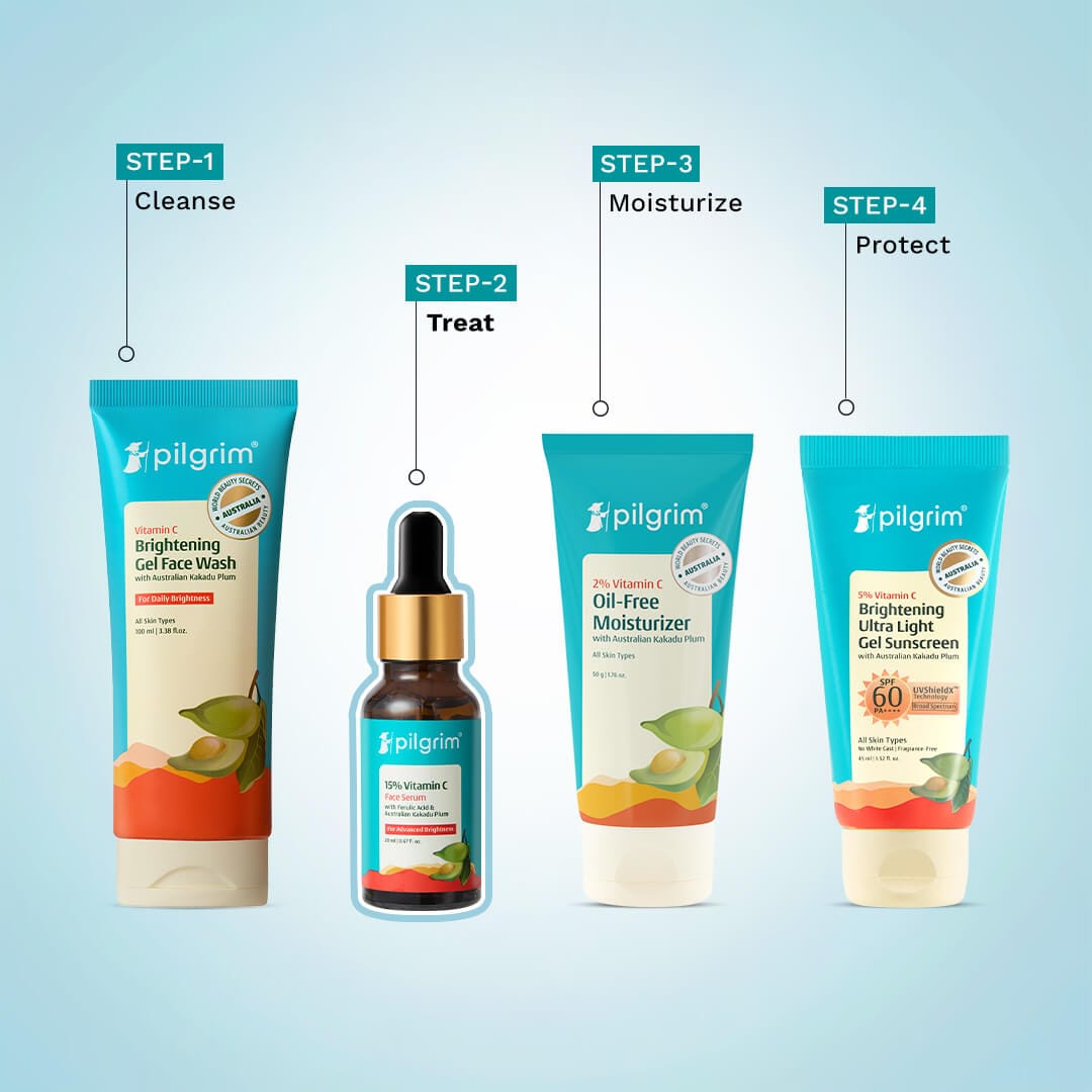 Pilgrim 15% Vitamin C Face Serum For Advanced Brightness (20 ml)