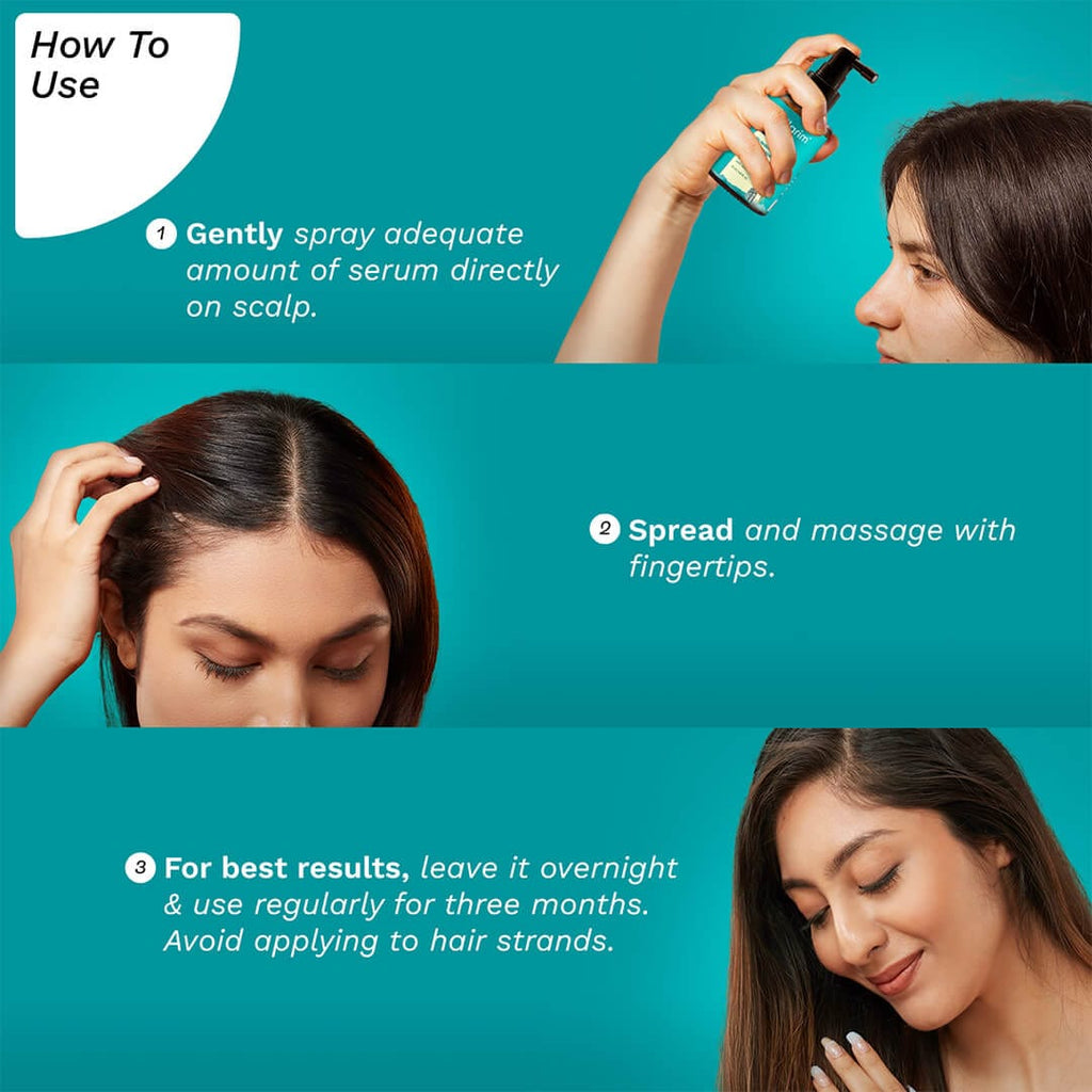Pilgrim 3% Redensyl & 4% Anagain Advanced Hair Growth Serum For Dandruff-Prone Scalp - 30 ml