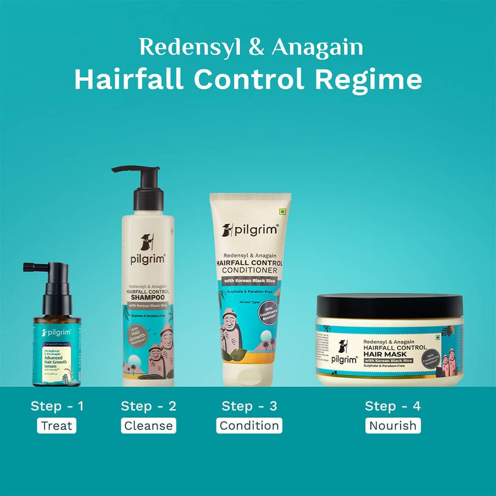 Pilgrim 3% Redensyl & 4% Anagain Advanced Hair Growth Serum For Dandruff-Prone Scalp - 30 ml