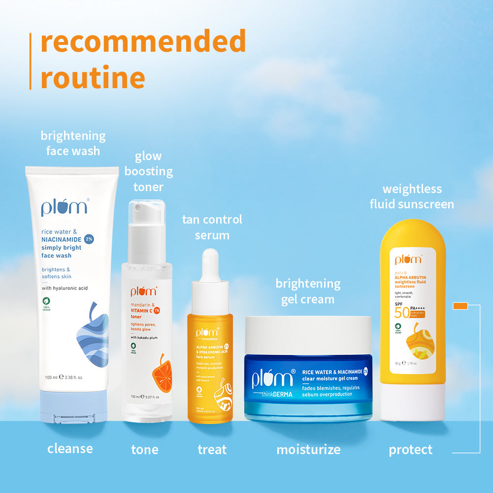 Plum Yuzu & Alpha Arbutin SPF 50 Weightless Fluid Sunscreen