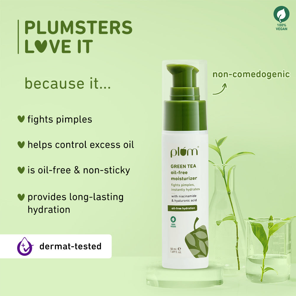 Plum Green Tea Oil-Free Moisturizer for Oily Skin