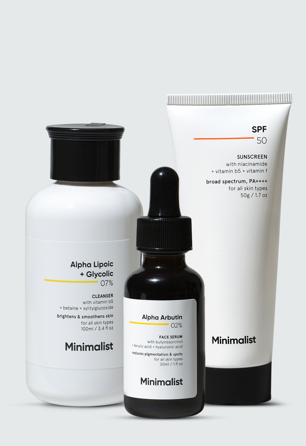 Minimalist Anti Pigmentation Skin Care Kit