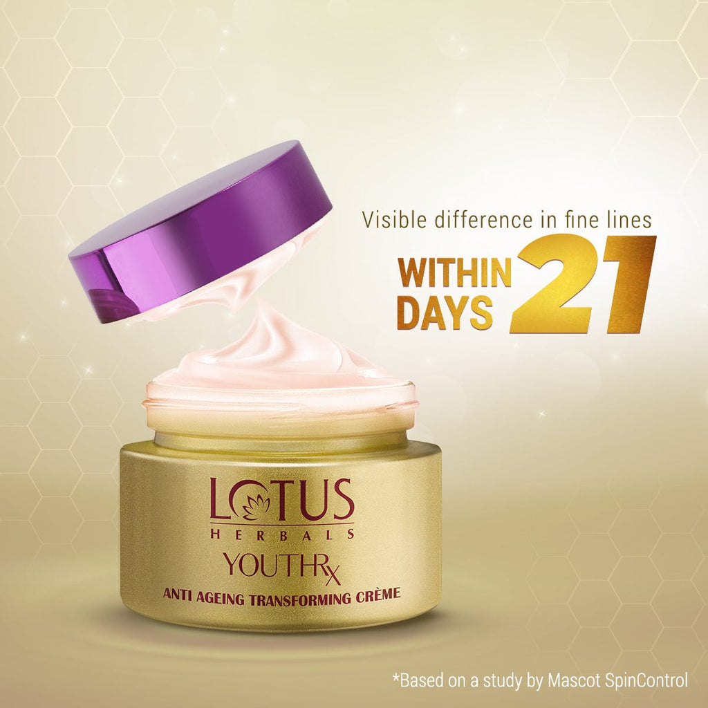 Lotus YouthRx Anti Ageing Transforming Cream SPF 25 | PA+++