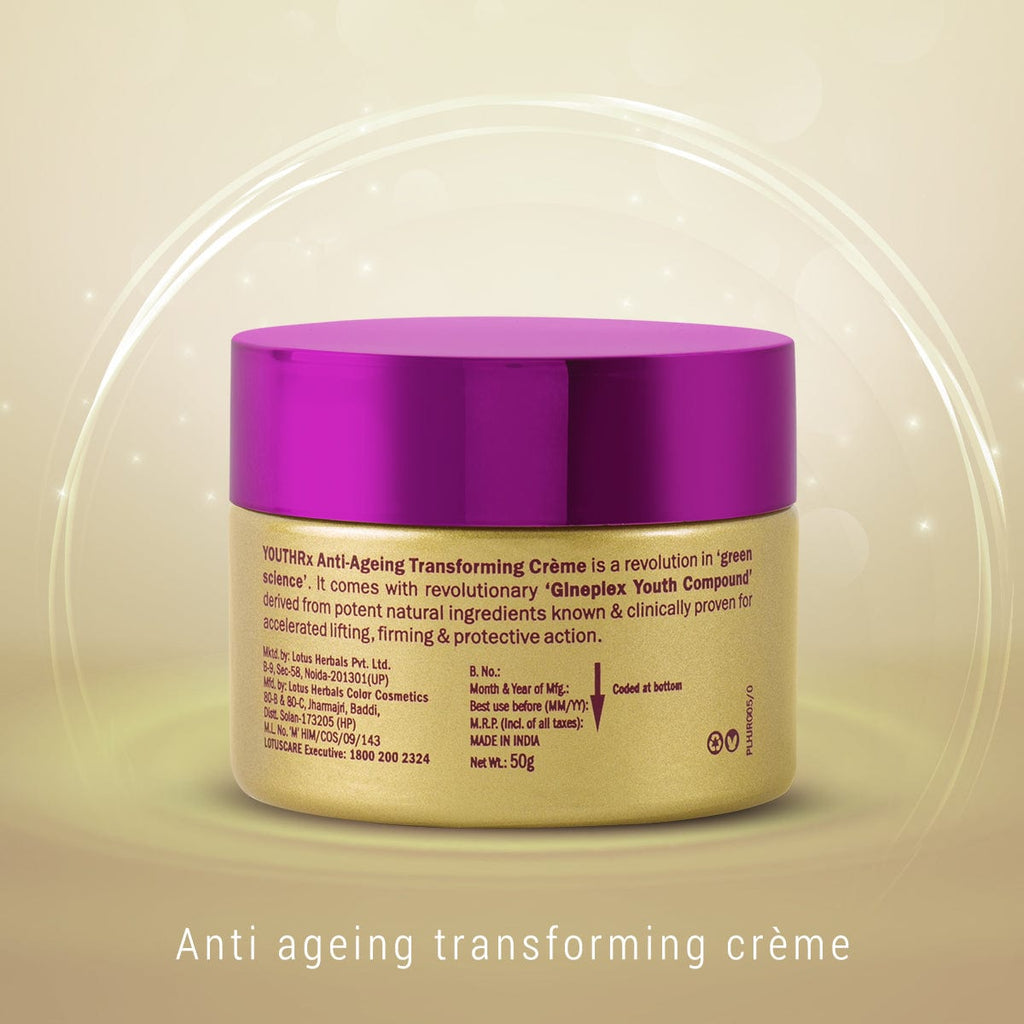 Lotus YouthRx Anti Ageing Transforming Cream SPF 25 | PA+++