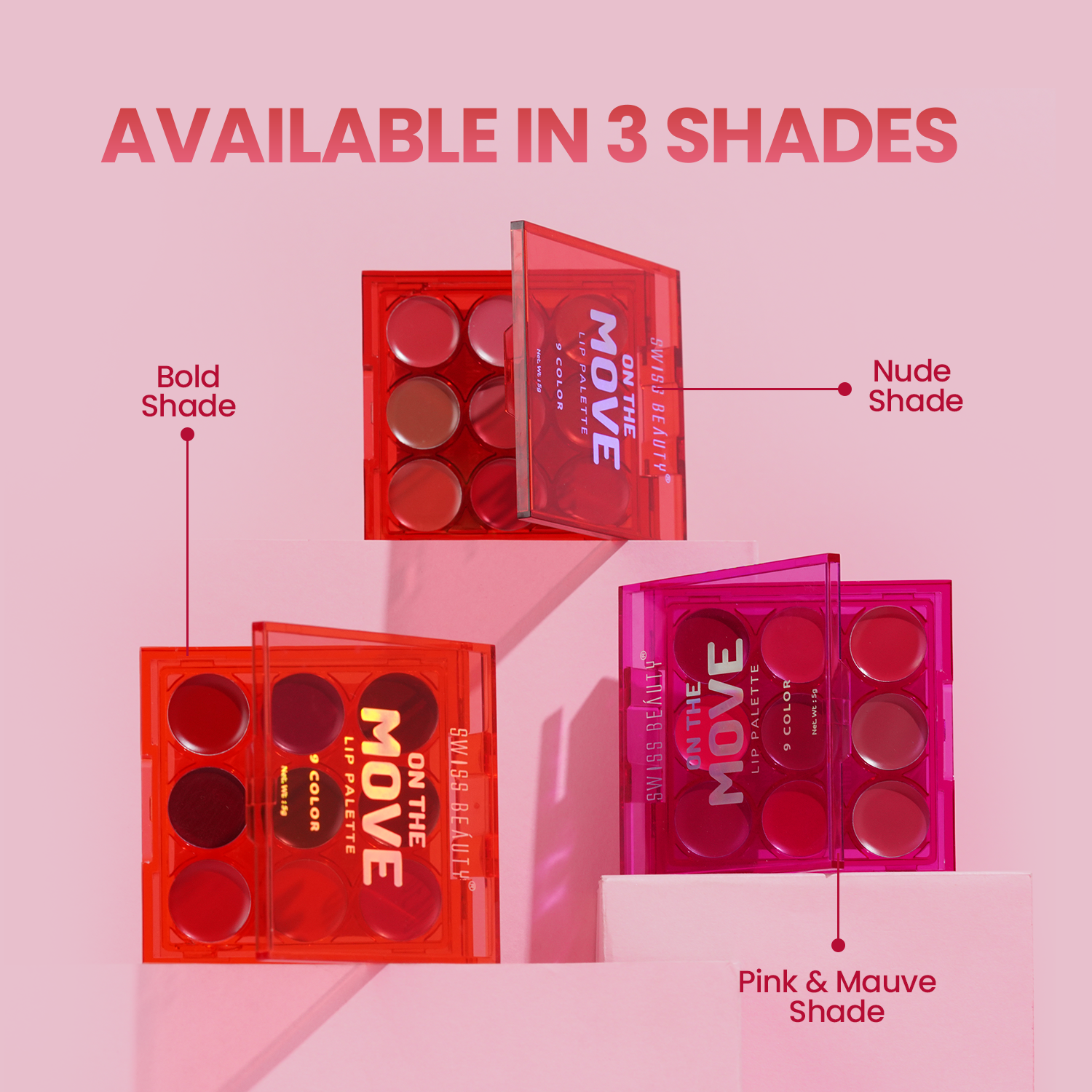 Swiss Beauty On The Move Lip Palette
