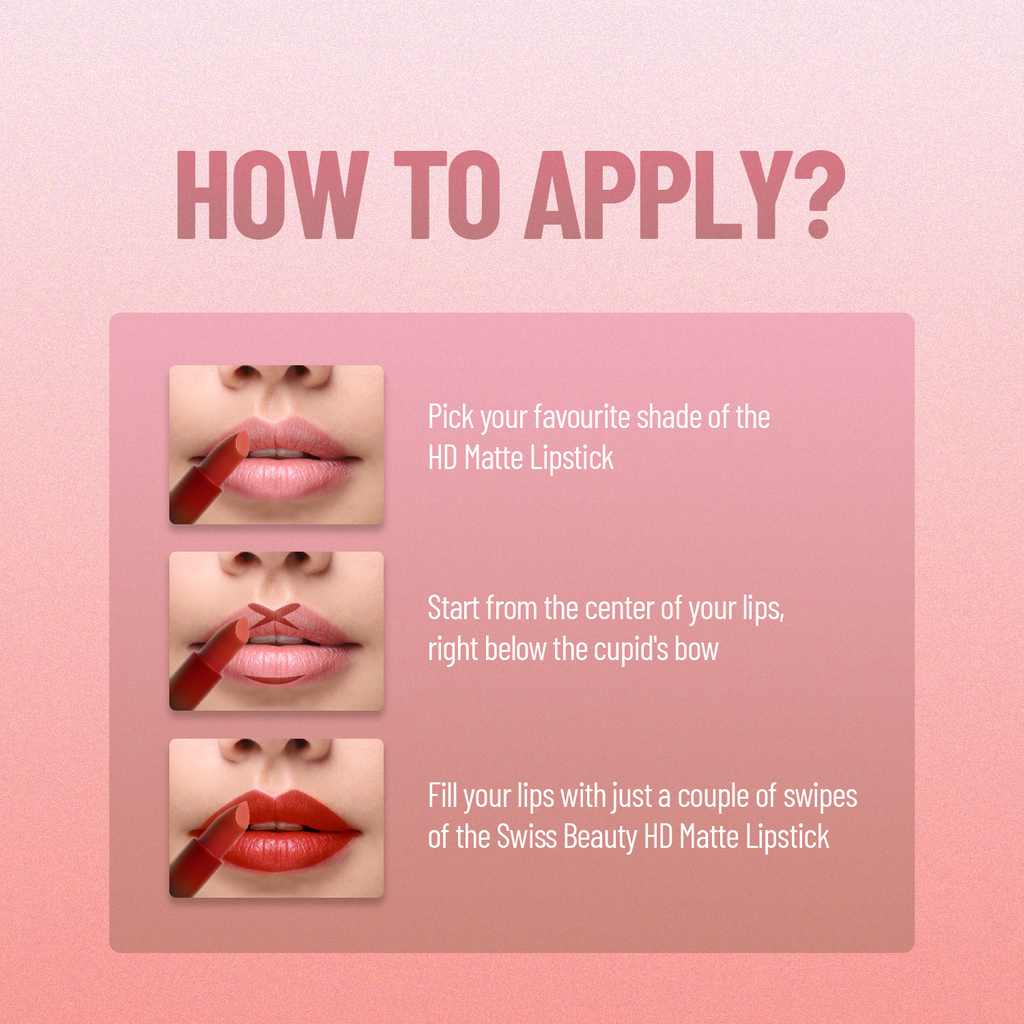 Swiss Beauty HD Matte Lipstick