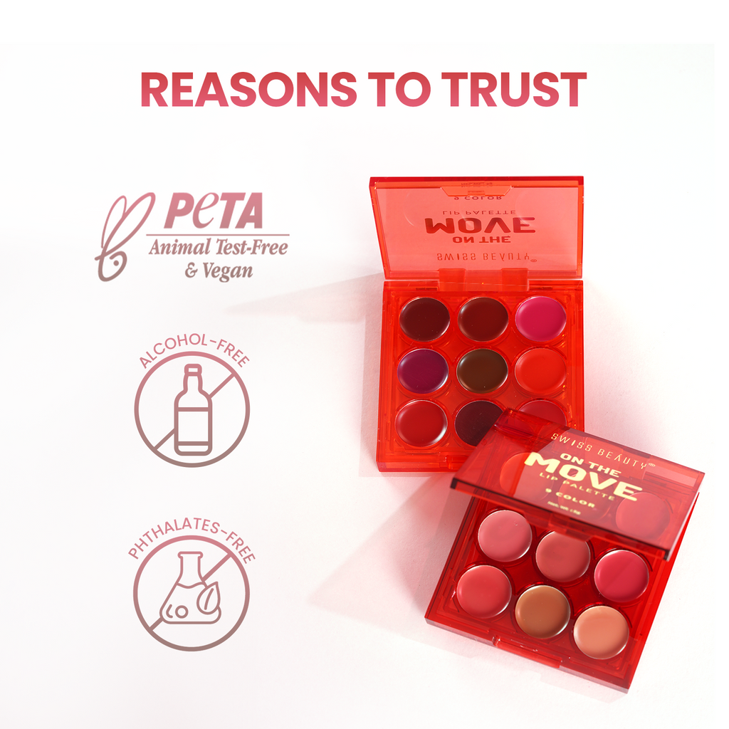 Swiss Beauty On The Move Lip Palette