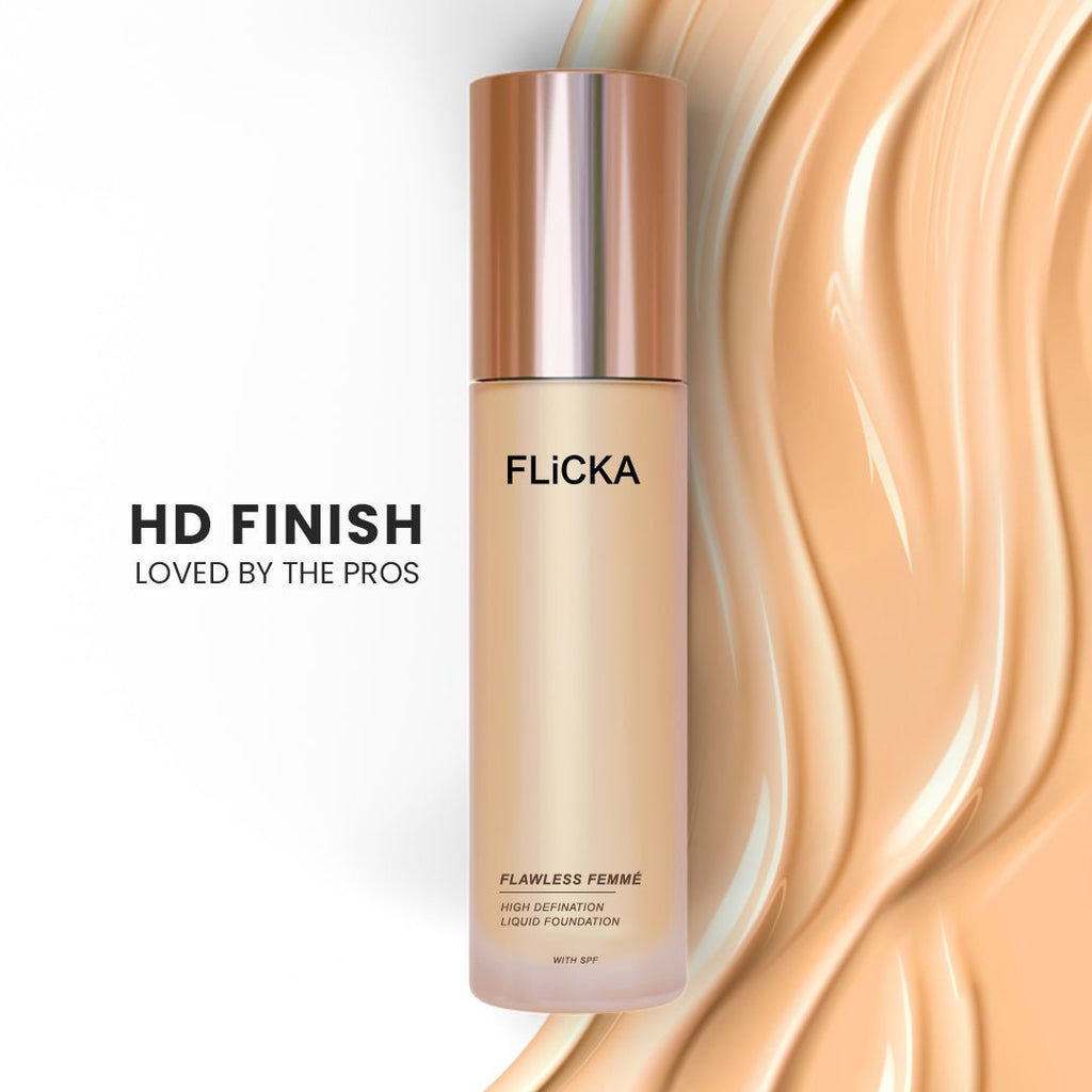Flicka Flawless Femme HD Liquid Foundation