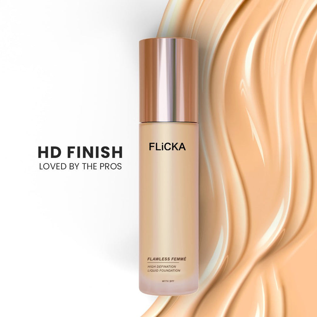 Flicka Flawless Femme HD Liquid Foundation