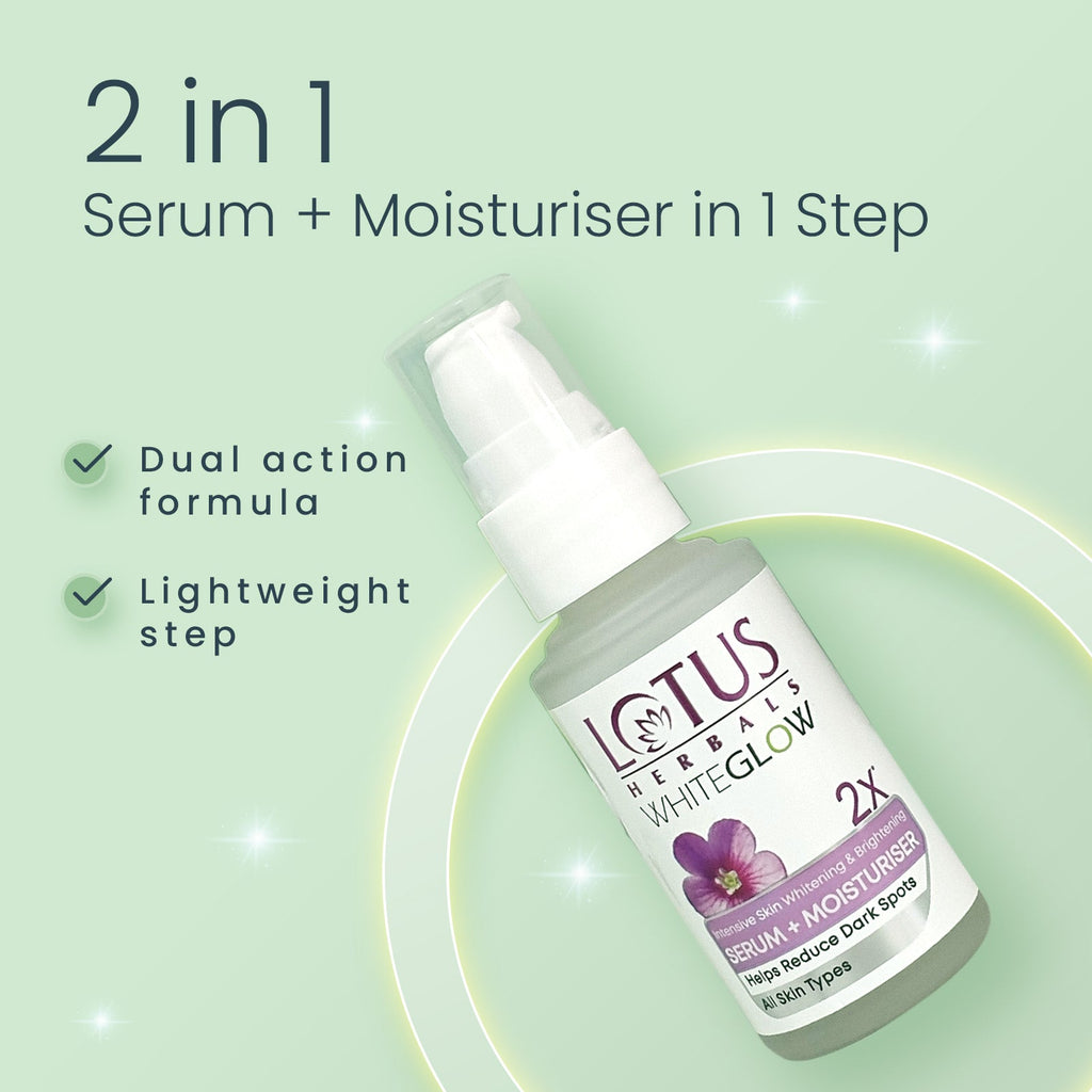 Lotus WhiteGlow Skin Brightening Serum+ Moisturiser