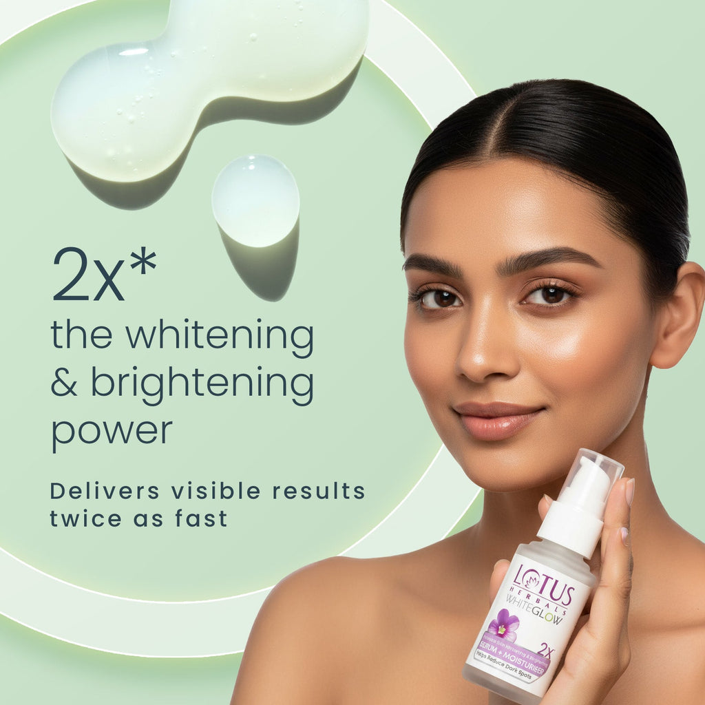 Lotus WhiteGlow Skin Brightening Serum+ Moisturiser