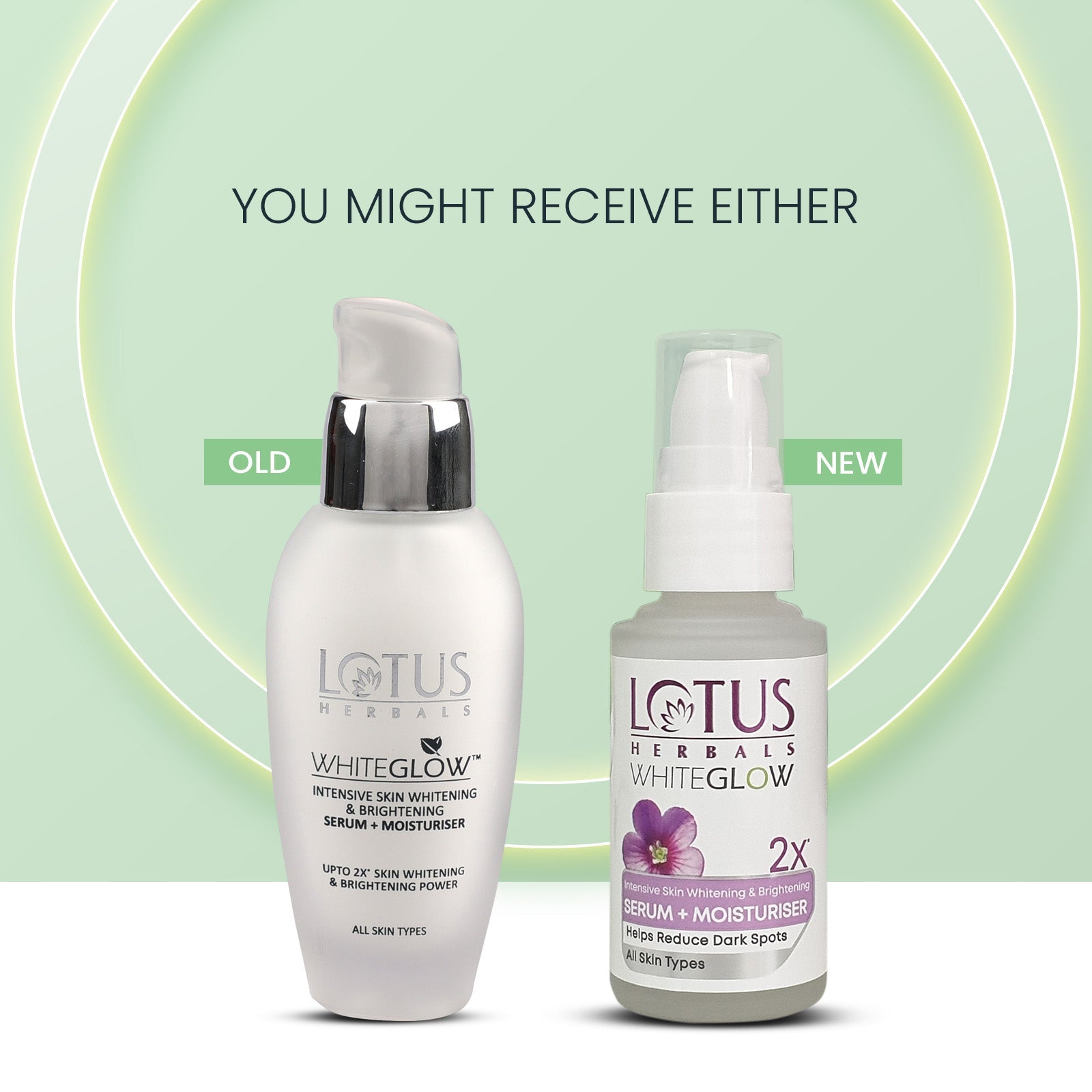 Lotus WhiteGlow Skin Brightening Serum+ Moisturiser